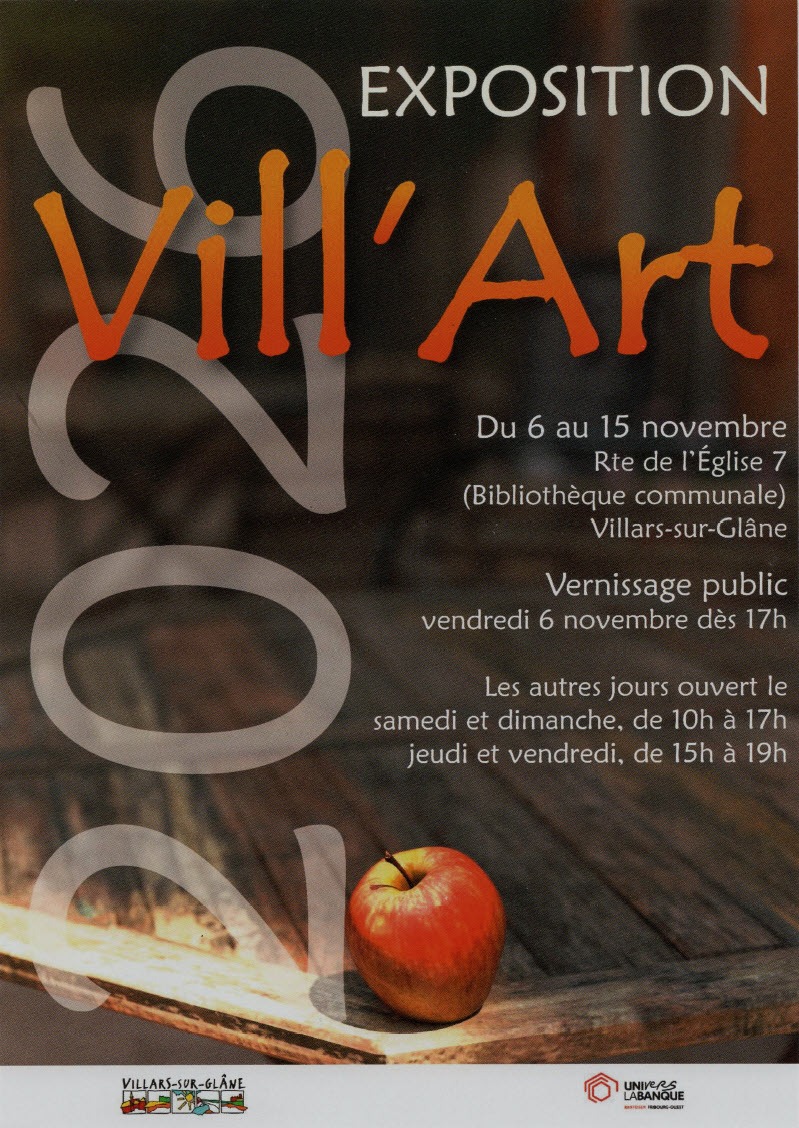 Vill’Art 2026 exhibition flyer (in French)