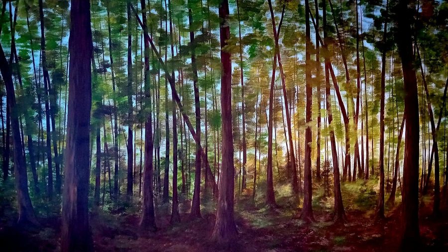 La fresque de la forêt